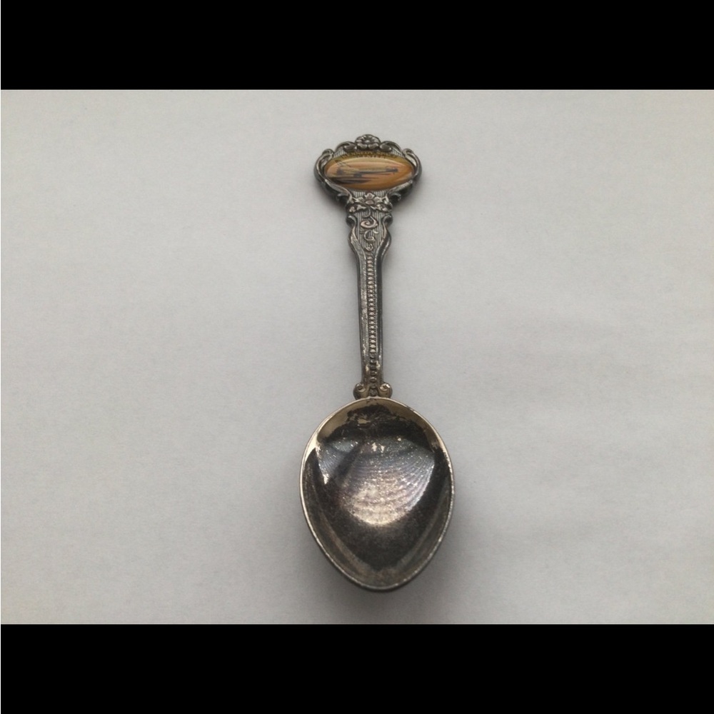 Vintage Kennedy Space Center Shuttle Spoon Silver Plated